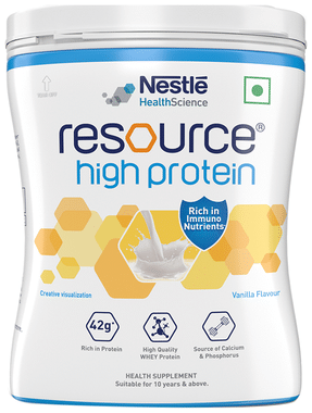 Nestle Resource High Quality Whey Protein | Flavour Powder Vanilla Rich in Immuno Nutrients