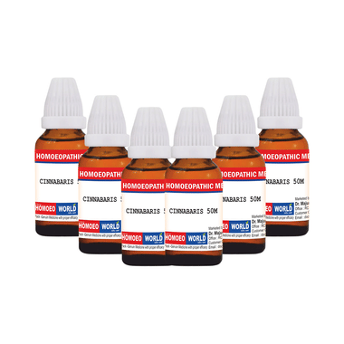 Dr. Majumder Homeo World Cinnabaris Dilution (30ml Each) 50M