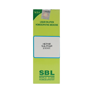 SBL Hepar Sulphur Dilution 1000 CH