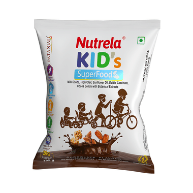 Patanjali Nutrela Kid's Superfood With Protein & Vitamins | Flavour Powder Chocolate