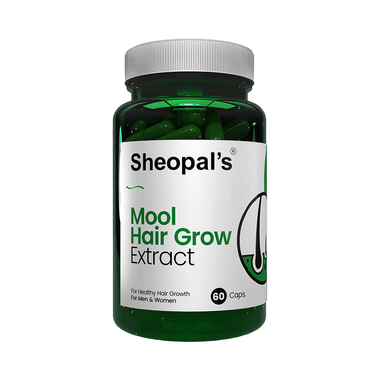 Sheopal's Mool Hair Grow Extract Capsule Promotos Healthy Growth For Men & Women