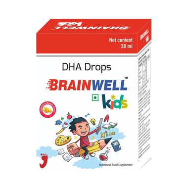 Brainwell Kids Oral Drops Delicious Mango