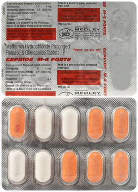 Gepride M 4 Forte Tablet PR Gepride M 4 Forte Tablet PR