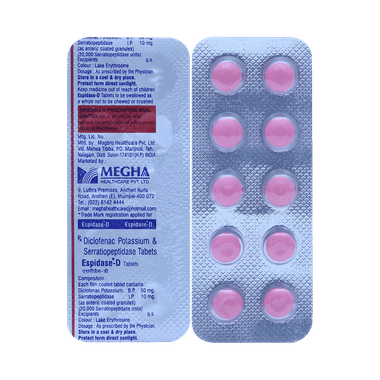 ईएसपीआईडीएएस डी टैबलेट