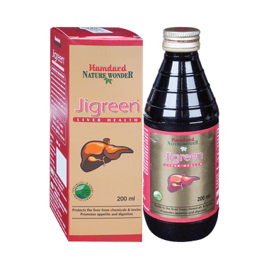 Hamdard Jigreen Syrup | For Liver Care, Digestive & Appetite