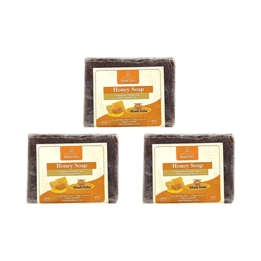 Khadi Pure Honey Soap (125gm Each)