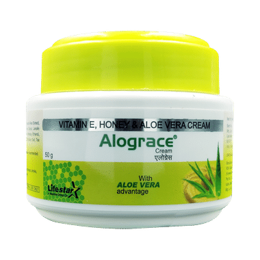 Alograce Moisturising Cream with Aloe Vera | For Dry to Normal Skin, Sensitive Skin