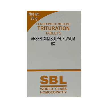SBL Arsenicum Sulph Flavum Trituration Tablet 6X