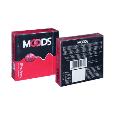 MOODS Dotted Condom Strawberry