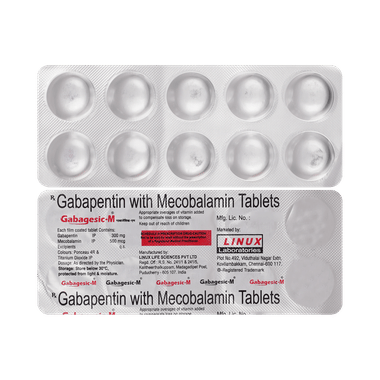 Gabagesic M 300mg/500mcg Tablet
