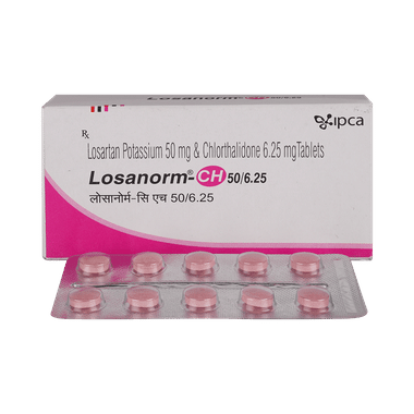 Losanorm-CH 50/6.25 Tablet