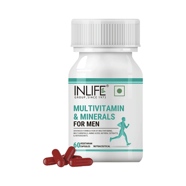 Inlife Multivitamin for Men Capsule with Minerals, Amino Acids & Antioxidants