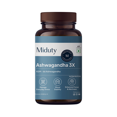 Miduty Ashwagandha 3X Capsule