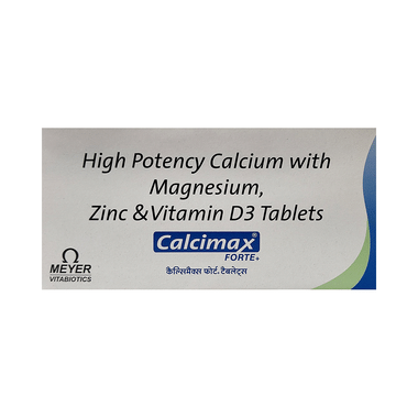 Calcimax Forte+ Calcium Tablet With Magnesium, Zinc & Vitamin D3