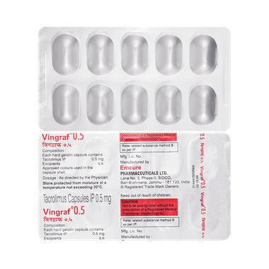 Vingraf 0.5 Capsule