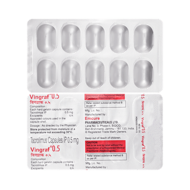 Vingraf 0.5 Capsule