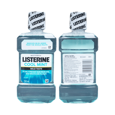 Listerine Mouth Wash Cool Mint Mild Taste