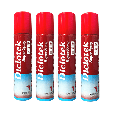 Meditek Diclotek Super Spray (55gm Each)