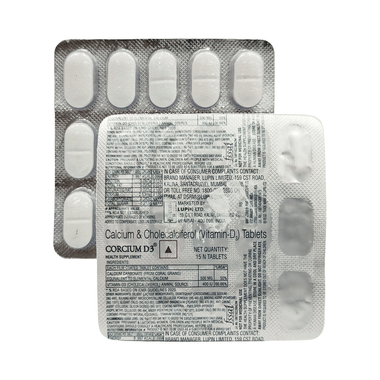 Corcium D3 | Calcium Tablet