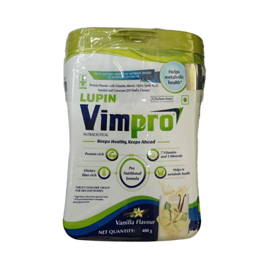 Vimpro Protein With ALA, Inositol & Coenzyme Q10 | Gluten Free | Flavour Powder
