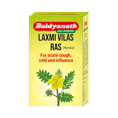 Baidyanath Laxmivilas Ras Tablet |  For Cough, Cold, Headache & Fever