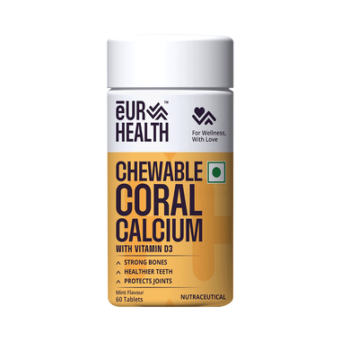 Eur Health Coral Calcium Chewable Tablet Mint