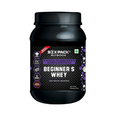 Sixpack Nutrition Beginner's Whey Protein Concentrate Powder Choco Delight