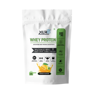 XLR8 Sports Nutrition Whey Protein Instantised Whey Protein Concentrate Mango