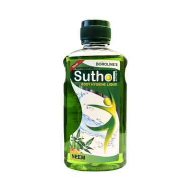 Boroline Suthol Active Neem Body Hygiene Liquid with Turmeric & Aloe Vera