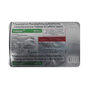 Coldaid + Tablet