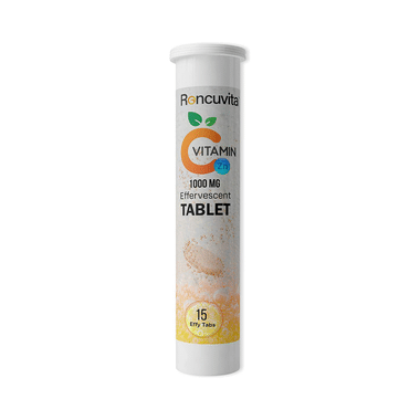 Roncuvita Vitamin C Zn 1000mg Effervescent Tablet Orange