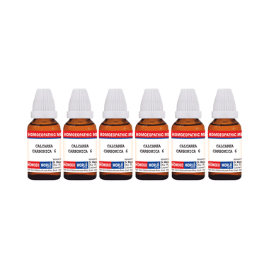 Dr. Majumder Homeo World Calcarea Carbonica Dilution (30ml Each) 3 CH