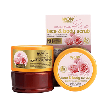 WOW Skin Science Himalayan Rose Face & Body Scrub