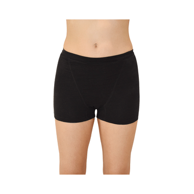 QNIX Boxer Brief Period Underwear Black