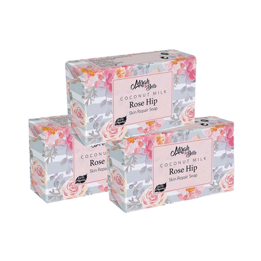Mirah Belle Coconut Milk Soap (125gm Each) Rosehip