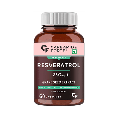Carbamide Forte Resveratrol with Grape Seed Extract Capsule