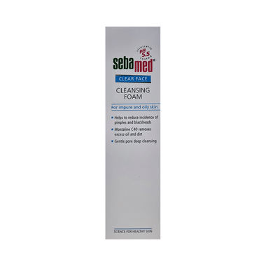 Sebamed Clear Face Cleansing Foam For Impure And Acne-prone Skin | Face Care Product For Pimples & Blackheads