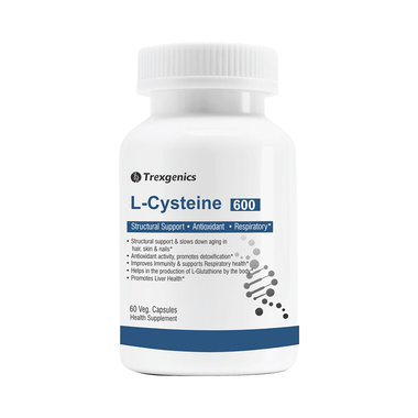 Trexgenics L-Cysteine 600mg Veg. Capsules