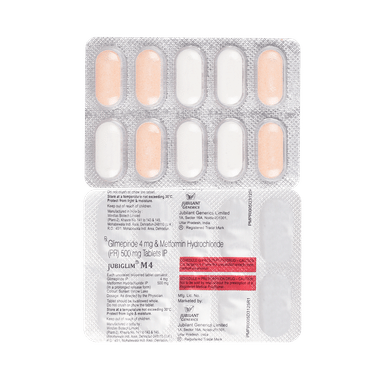 Jubiglim M 4mg/500mg Tablet