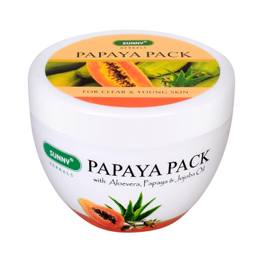 Sunny Herbals Papaya Pack With Aloevera And Papaya Jojoba Oil