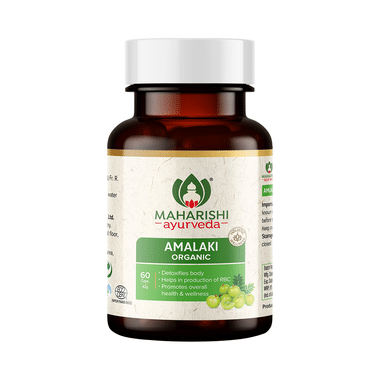 Maharishi Ayurveda Organic Amalaki Capsule, Amla Rasayana, Detoxifies, Rich in Vitamin C, Boosts Immunity