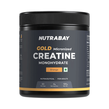 Nutrabay Micronised Creatine Monohydrate Powder Orange