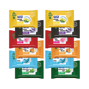 Wiz Assorted Wet Wipes (25 Each)