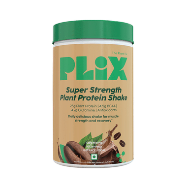 Plix Sport Strength Plant Protein Powder (1kg Each) Cafe Mocha