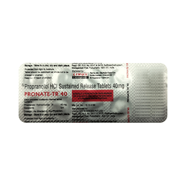 Pronate-TR 40 Tablet Pronate-TR 40 Tablet