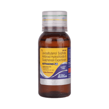 Asthakind-LS Expectorant Cola Sugar Free