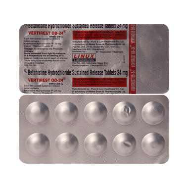 Vertirest OD 24mg Tablet