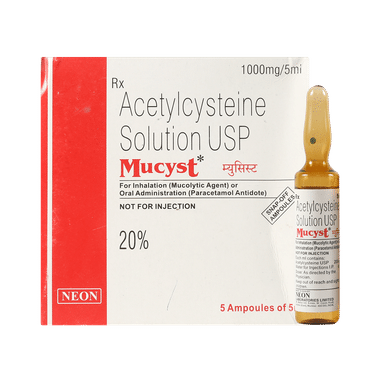 Mucyst 1000mg Injection