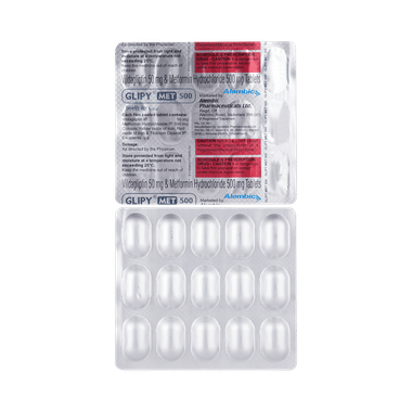 Glipy Met 500 Tablet