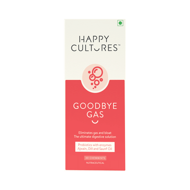 Happy Cultures Goodbye Gas Chewmints Chewable Tablet